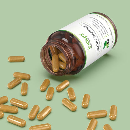 Inaya Nutrition BloatBarrier 72 Capsules - Natural Digestion and Bloating Supplement for Stomach Bloating Relief, Gas Reduction, and Improved Bowel Movements
