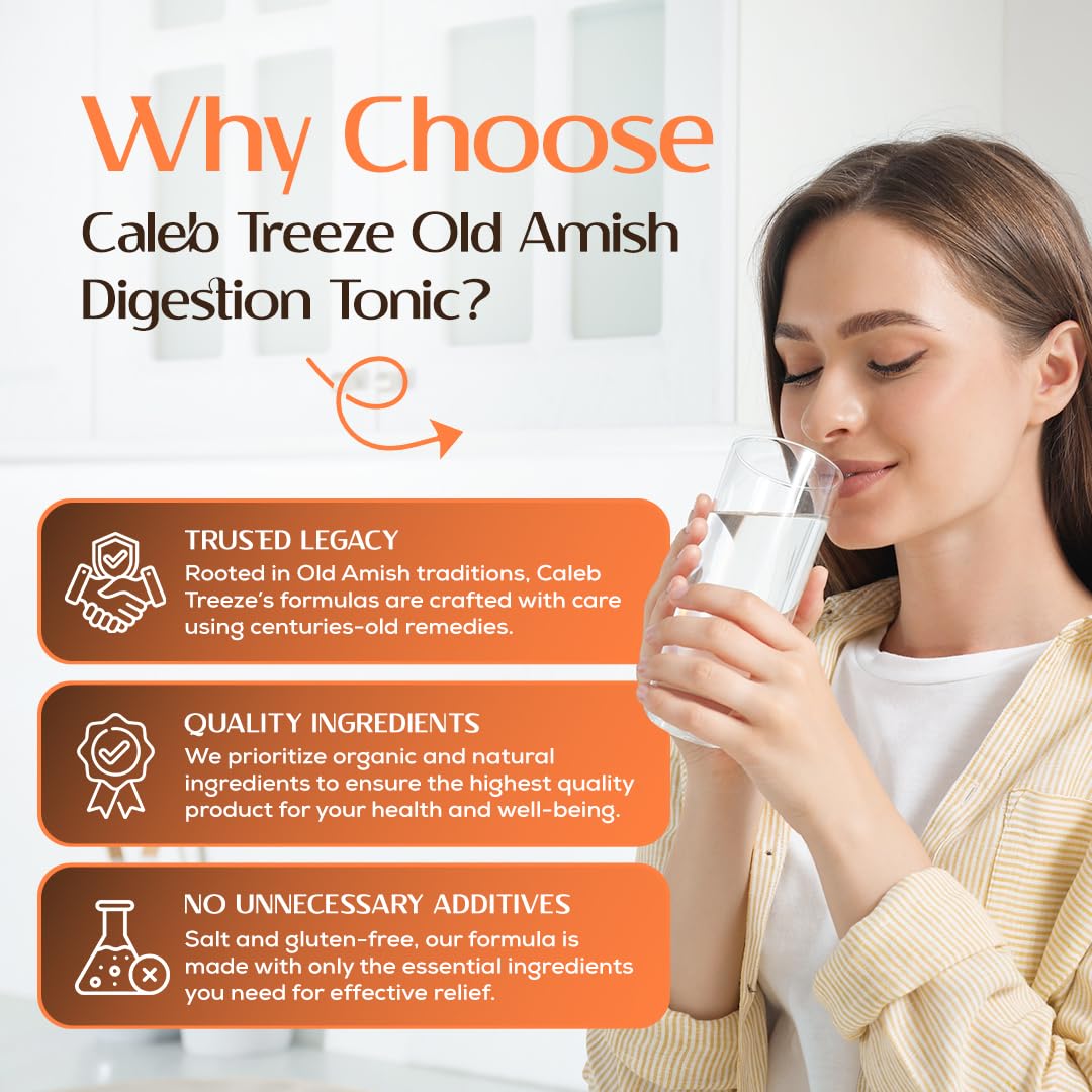 Old Amish Muscle and Digestion Tonic Pack (Formerly: Stops Leg Cramps and Stops Acid Reflux) with Apple Cider Vinegar Bundle by Caleb Treeze Caleb TreezeBuy Supplements Australia