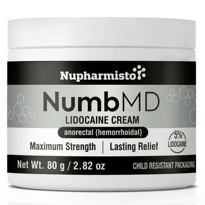 Nupharmisto Numbing Cream Maximum Strength : Long Lasting Numbing Cream with 5X Numbing - Emu Oil and Arnica 80 g / 2.82 oz NupharmistoBuy Supplements Australia