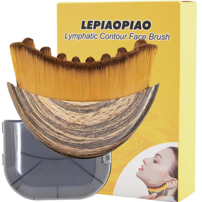 LEPIAOPIAO Upgrade Lymphatic Contour Face Brush,Lymphatic Drainage Brush,Dry Lymphatic Drainage Massager,Ergonomically Designed to Fit The Skin Precisely LEPIAOPIAO buy supplements Au