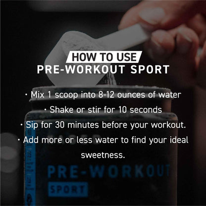 Kaged Sport Pre Workout Powder for Men & Women, Mango Lime, Sport Certified, 188mg Caffeine, Nitric Oxide Supplement, Beta Alanine for Energy, Weightlifting