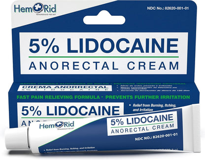 HemRid Max and Maximum Strength Lidocaine Cream - Hemorrhoid Relief Bundle for Fast Internal & External Support - Hemorrhoid Pills & Hemorrhoidal Lidocaine Cream for Rapid Comfort & Soothing Care HemRidBuy Supplements Australia