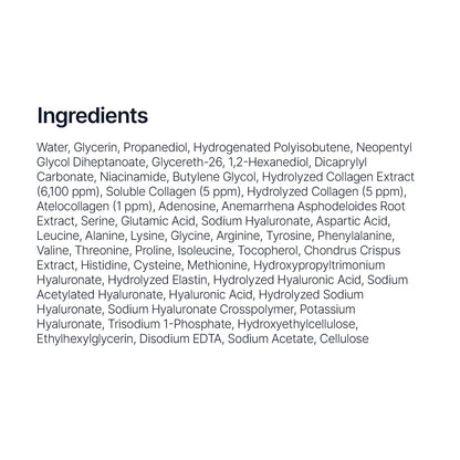 SUNGBOON EDITOR Deep Collagen Serum | 5% Volufiline + 58% Low Molecular Collagen