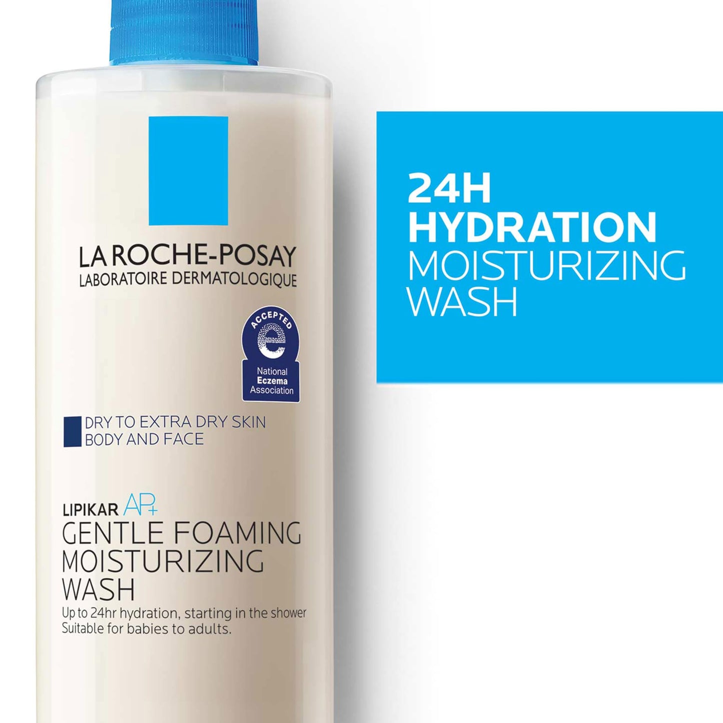 La Roche-Posay Lipikar AP+ Gentle Foaming Moisturizing Wash, Shea Butter + Niacinamide