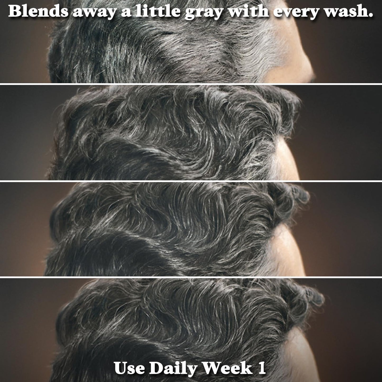 Just for Men Control GX Grey Reducing 2-in-1 Shampoo and Conditioner, Gradual Hair Color with Keratin for Stronger Thicker