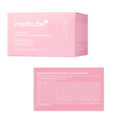 medicube PDRN Caffeine Collagen Eye Patch | Gel Eye Patches for the appearance of Dark Circles, Undereye Bags