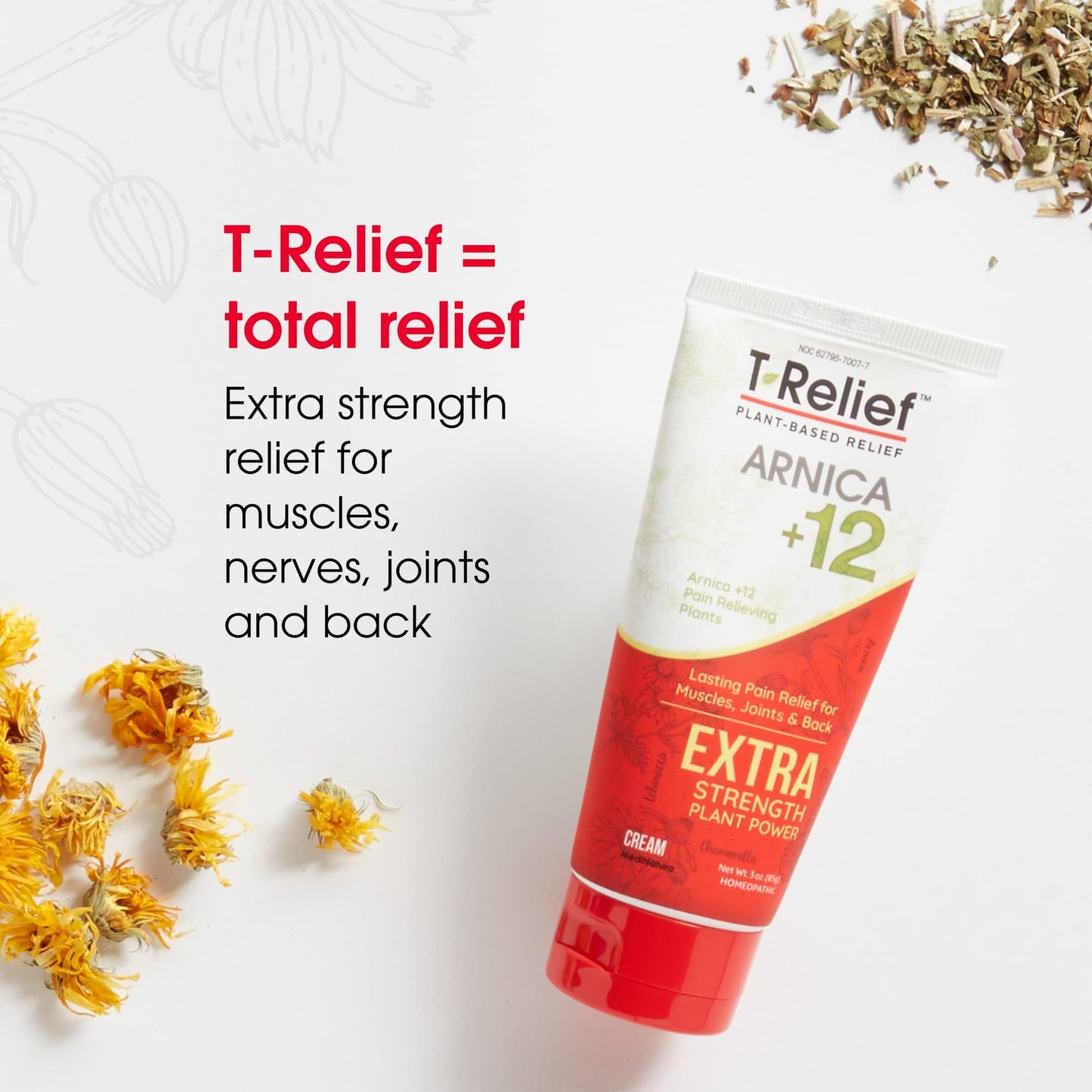 MediNatura T-Relief Extra Strength Pain Relief Arnica +12 Plant-Based Pain Relievers 100ct Tablets T-Relief Extra Strength Pain Relief 3oz Cream Bundle MediNaturaBuy Supplements Australia