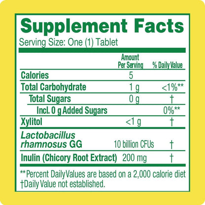 Culturelle Digestive Health Daily Probiotic Chewables, Probiotic For Men and Women, Most Clinically Studied Probiotic Strain, 10 Billion CFUs