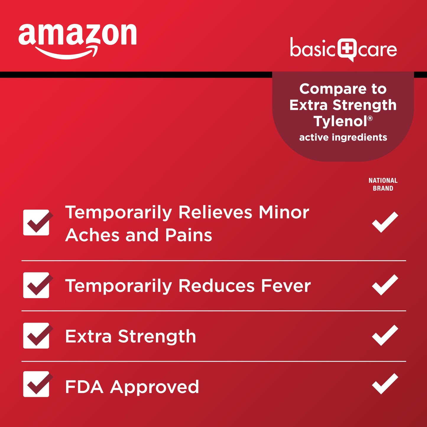 Amazon Basic Care Extra Strength Pain Relief, Acetaminophen Caplets, 500 mg, 200 Count Amazon Basic Care buy supplements Au