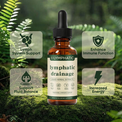 Lymphatic Drainage Drops, Lymphatic System Support, Immune System, Natural Herbal Blends, Vegan & Non-GMO (1) KXVUDE buy supplements Au