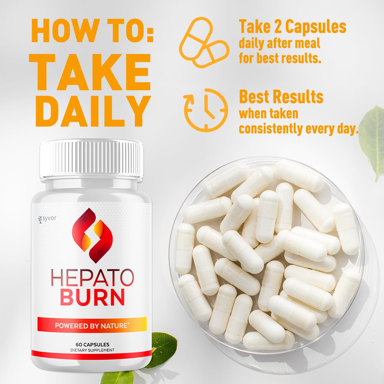 (2 Pack) Hepato Burn Capsules, Official Hepato Burn Pills with All Natural Premium Ingredients, Hepatoburn Energy and Fitness Vitamin Supplement, Hepatoburn Lifestyle Powered by Nature (120 Capsules) Syvor buy supplements Au