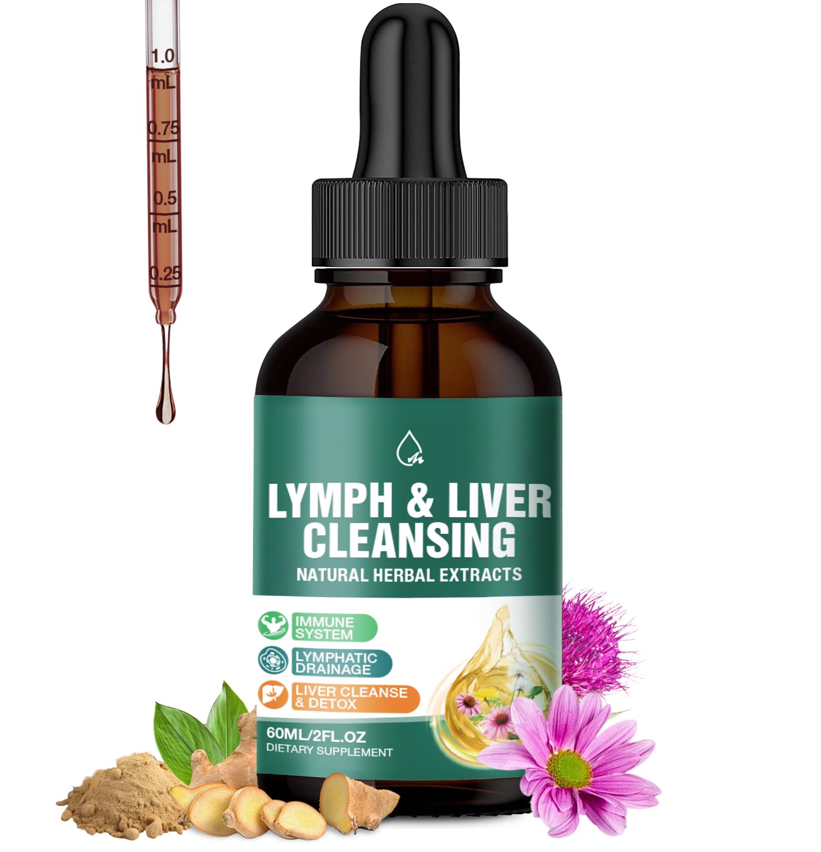 MaxHemp Liposomal Lymphatic Drainage Drops: 23 in 1 Lymphatic Drainage Supplements, Rich in Echinacea, Artichoke,Burdock Root,Elderberry for Lymphatic, Lungs, Liver Cleanse Detox & Repair, 2 fl oz MaxHemp buy supplements Au