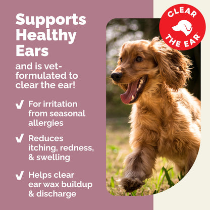 Vetnique Oticbliss Cat & Dog Ear Infection Treatment | Dog Ear Allergy Relief Drops, MicroSilver Yeast Infection Treatment for Dogs, Hydrocortisone for Itching, Redness Swelling (Ear Allergy Drops) Vetnique buy supplements Au