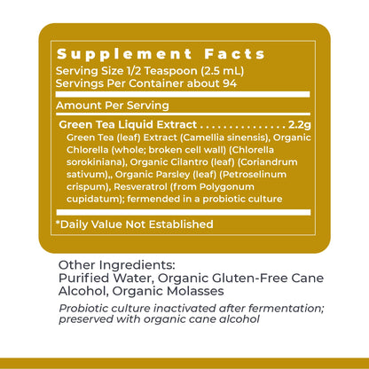 Premier Research Labs Green Tea-ND - Probiotic Fermented Green Tea Extract Supplement with ECGC, Camellia Sinensis Liquid, Supplement Drops for Adults, Vegan Friendly - 8 Fl Oz Bottle Premier Research LabsBuy Supplements Australia