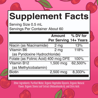 MaryRuth Organics Vitamin B Complex | B Vitamins Complex | Biotin | Vitamin B12 | Niacin | Folate | Metabolic Support Supplement | Vegan | USDA Organic