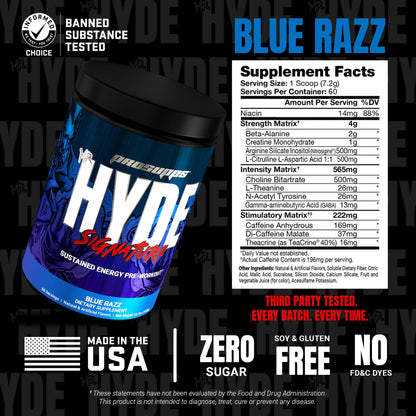 ProSupps Mr. Hyde Signature Pre Workout Powder with Creatine, Beta Alanine & Caffeine - Performance, Energy & Endurance - Clean Fitness & Gym Supplements