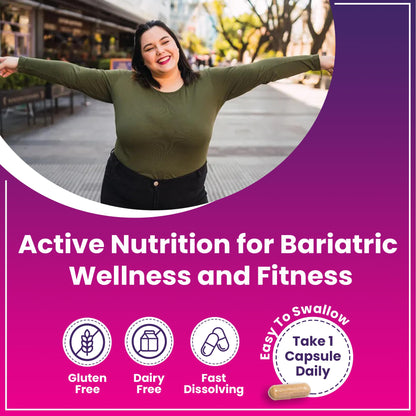 ProCare Health Bariatric Multivitamin 45mg Iron – Once Daily Capsule for Gastric Bypass, Sleeve & Post-Op Support – 90 Easy-to-Swallow Capsules