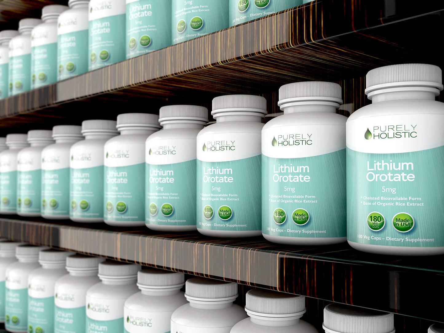 Lithium Orotate 5mg, 180 Vegetarian Lithium Capsules, Supplement Lithium Orotate 5mg, 180 Vegetarian Lithium Capsules, Helps Maintain Healthy Mood