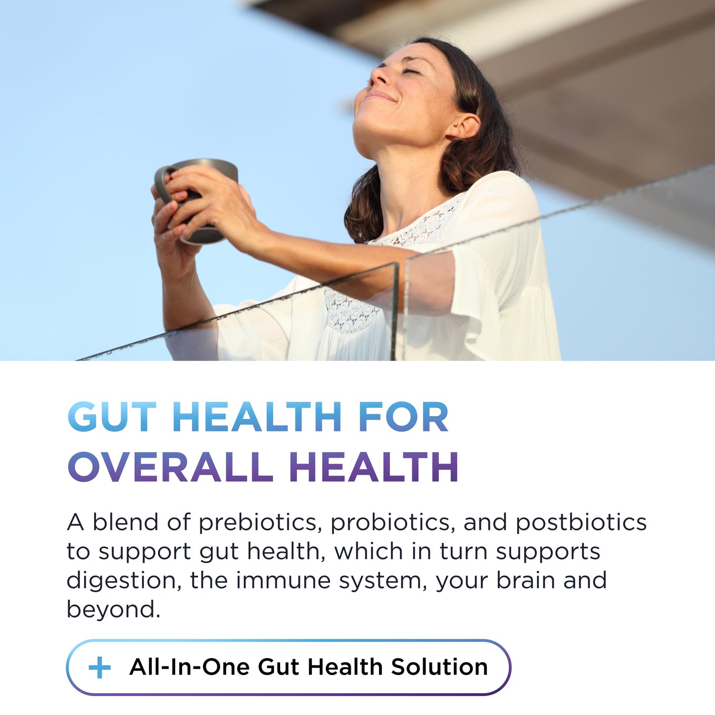 DR. EMIL NUTRITION Total Gut Health Complex - Prebiotic, Probiotic & Postbiotic Supplement - Supports Digestive Health, Bloating & Gut Balance