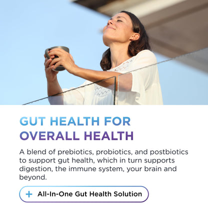 DR. EMIL NUTRITION Total Gut Health Complex - Prebiotic, Probiotic & Postbiotic Supplement - Supports Digestive Health, Bloating & Gut Balance