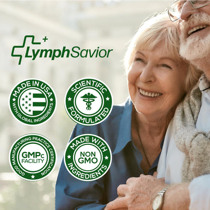 Lymph Savior - Plant-Based Lymphatic Support Supplement with Red Clover, Horse Chestnut & Burdock Root for Fluid Balance & Daily Wellness - Non-GMO, Made in USA - 30-Day Supply, 1 Bottle Lymph Savior buy supplements Au