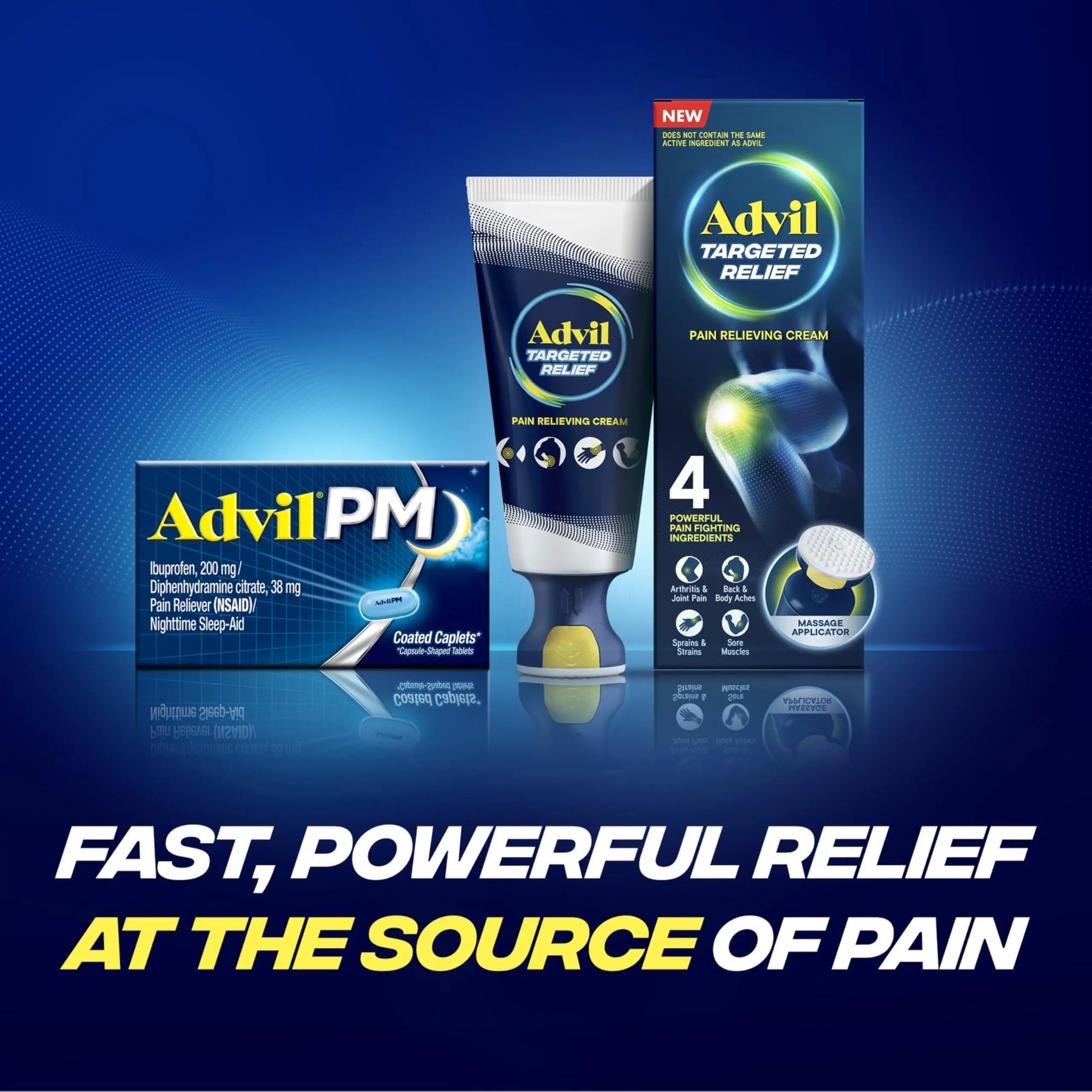 Advil PM Pain Reliever And Nighttime Sleep Aid, Pain Medicine With Ibuprofen For Pain Relief And Diphenhydramine Citrate For A Sleep Aid - 120 Coated Caplets AdvilBuy Supplements Australia