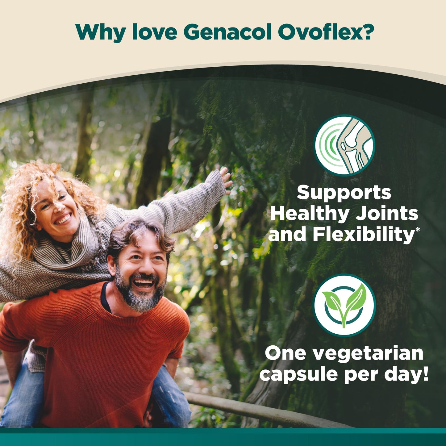 Genacol Ovoflex – Natural Eggshell Membrane Supplement, Support Healthy Joints & Flexibility, Vegetarian Solution for Joint Care, Results in 7 Days, Value Pack, 60 Capsules (60-Day Supply) GenacolBuy Supplements Australia