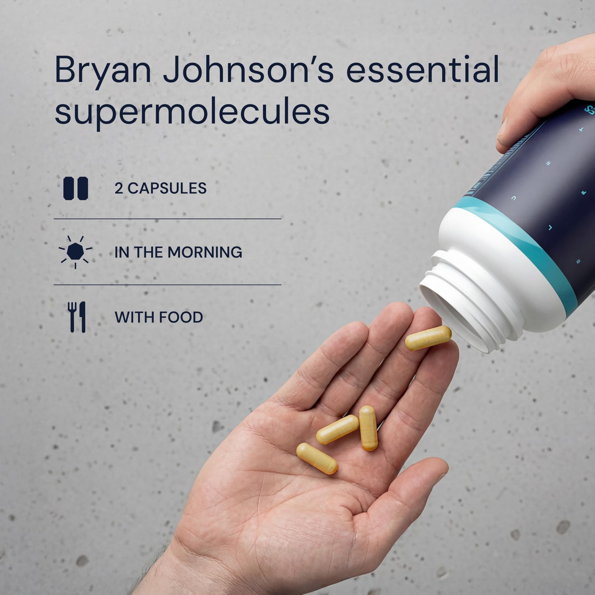 Blueprint Bryan Johnson Essential Capsules - Daily Multivitamin/Multimineral for Women and Men - Antioxidant Supplement with Calcium, Vitamin B1, Vitamin D, and Zinc - Vegan and Non GMO (30 Servings) Blueprint Bryan JohnsonBuy Supplements Australia