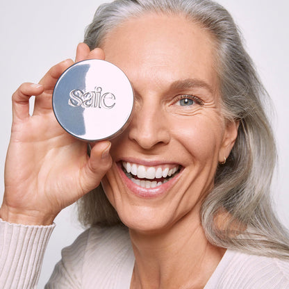 Saie Airset Radiant Loose Setting Powder - Weightless Face Powder to Set, Smooth + Diffuse Face Makeup - Formulated with Hydrating Squalane - Translucent (0.14 oz) SaieBuy Supplements Australia