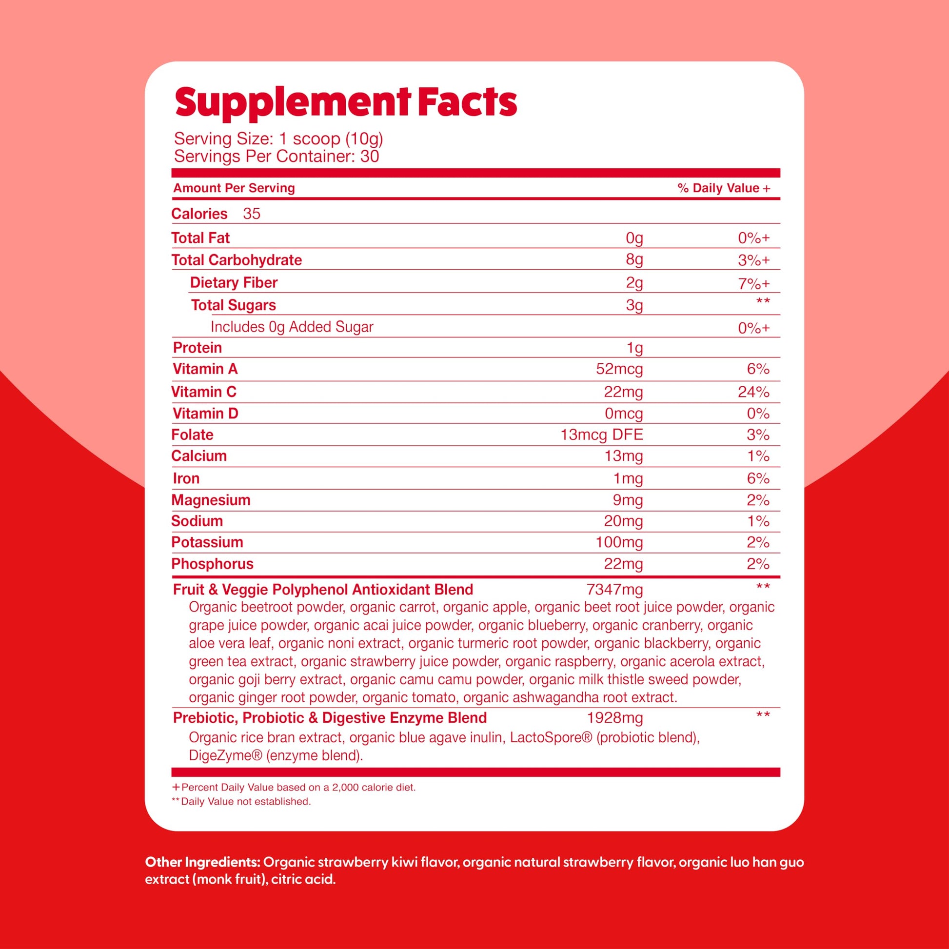Feel Great Organic Superfood Reds Powder Packed with Beet Root Powder | Digestive Support Including Bloating Relief | Fruit and Veggie Polyphenols Supplement. The Feel Great Vitamin CompanyBuy Supplements Australia