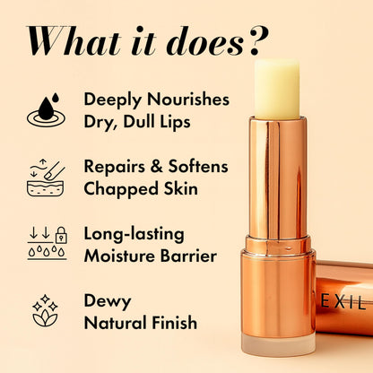 Clinexil Lip Balm – Hydrating Lip Repair with Cold-Pressed Oils, 10% Squalane, Vitamin E & Ceramides – Moisturizing Lip Butter for Dry Cracked Lips – Clean, Non-Toxic Lips Care for Women – 004 NT ClinexilBuy Supplements Australia