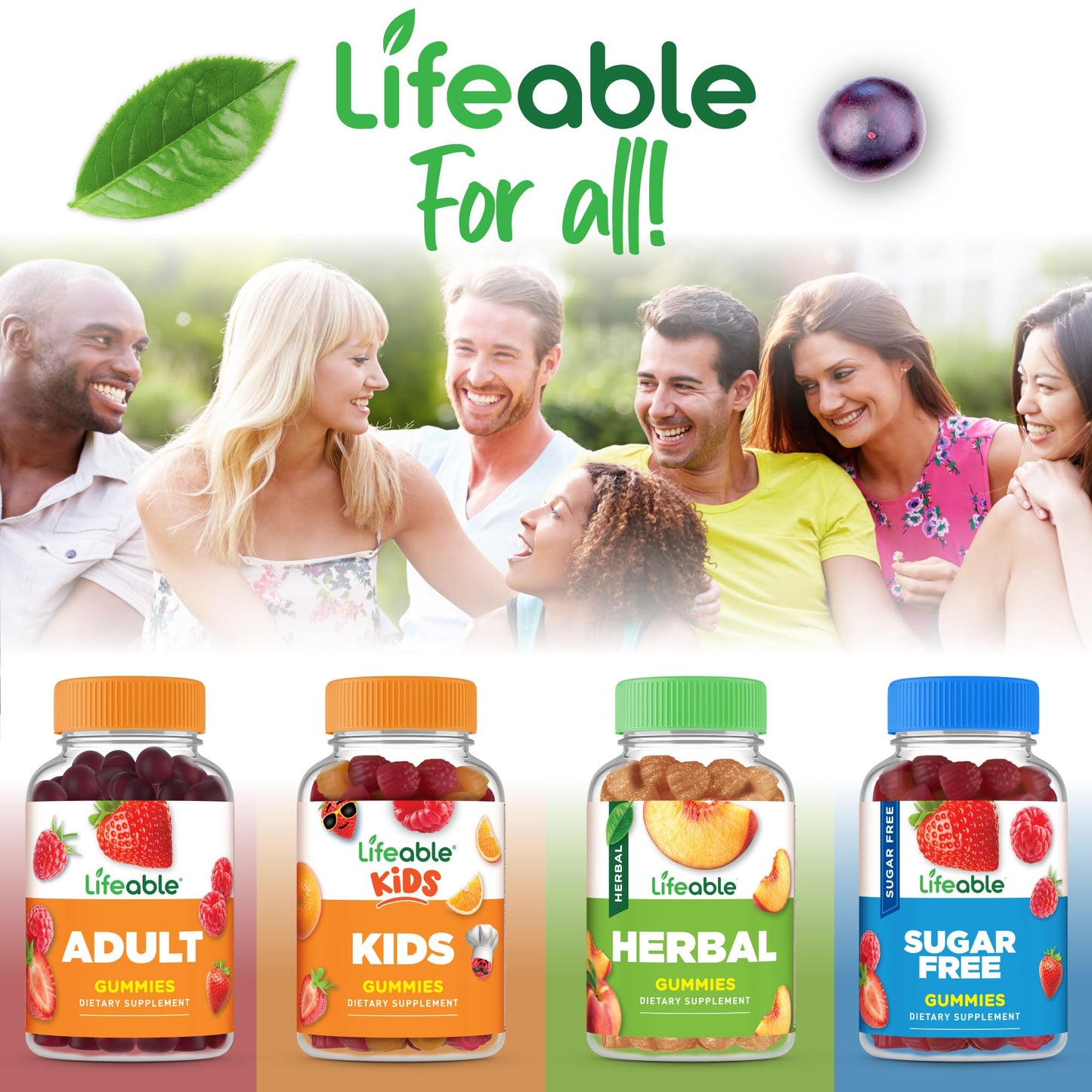 Lifeable Collagen Peptides Gummies | 100mg with Vitamin C | Great Tasting Collagen Supplements | Vegetarian Hair Skin and Nails Gummies | Collagen Gummies for Adults, Men, Women | 90 Gummies Lifeable buy supplements Au