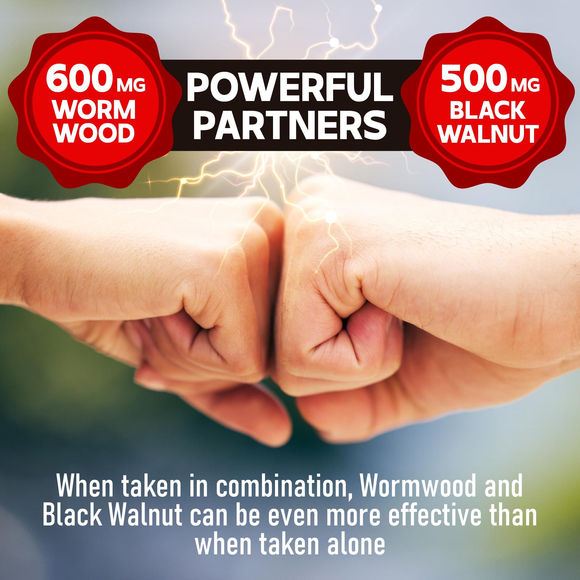 DEDICAD 1500mg Wormwood Capsules with Black Walnut & Cloves - Artemisia Annua Supplement for Immunity - 60 Vegan Capsules DEDICAD buy supplements Au