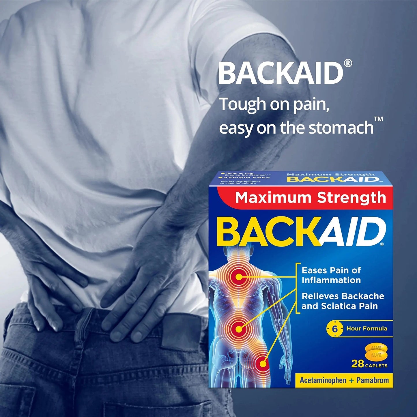BACKAID Pills 28 Tablets (Pack of 6) BackaidBuy Supplements Australia