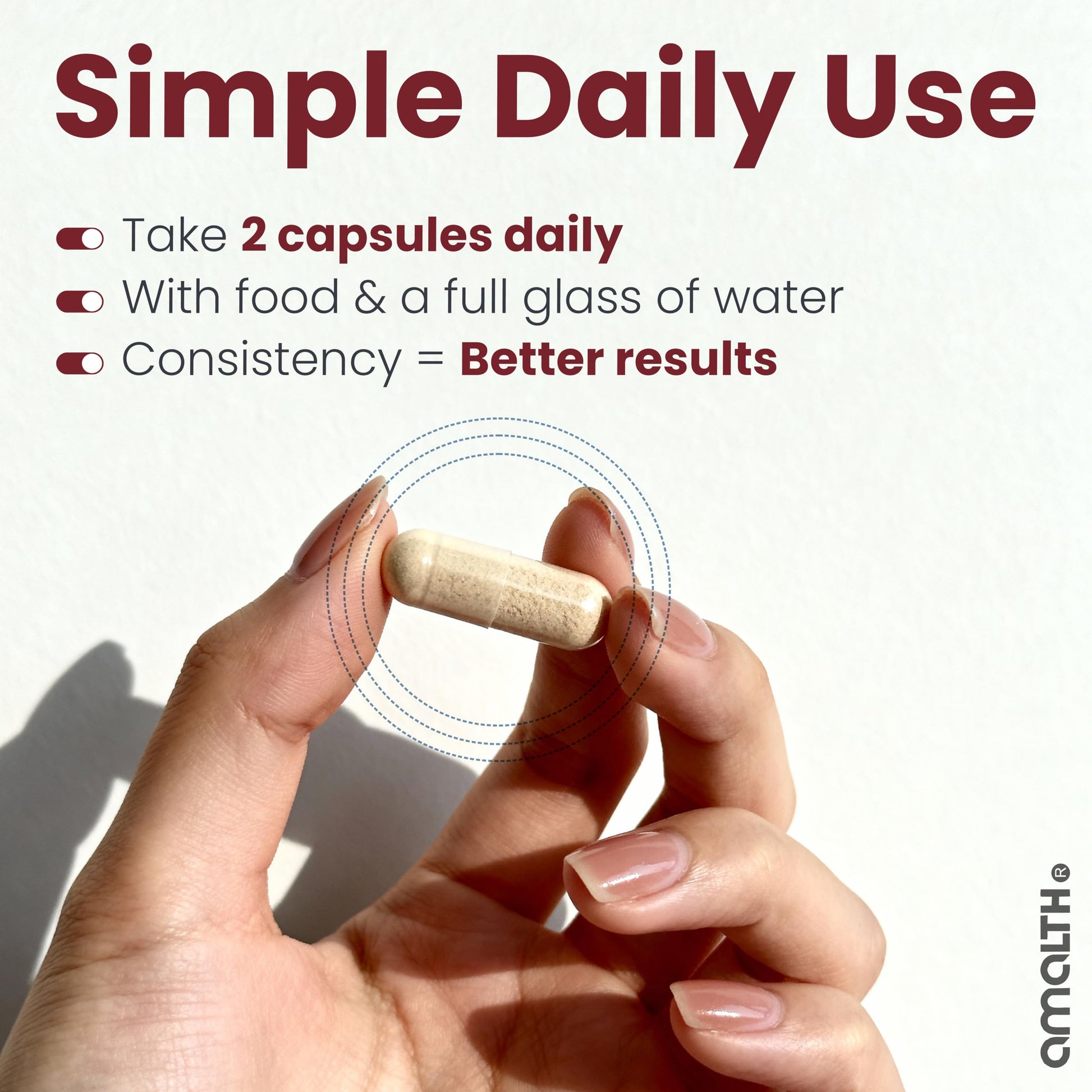 Amalth Aguaje Curves Capsule for Women 1000 mg- Extra Strength from Peru Natural Supplements- 120 Capsules Non- GMO Premium Quality Pills AMALTH buy supplements Au