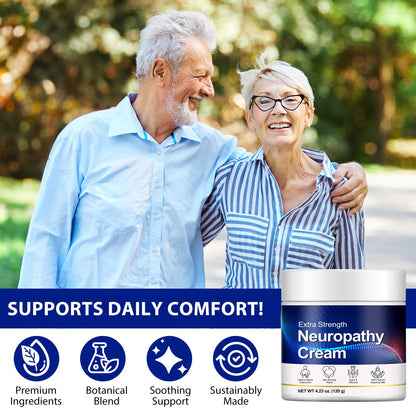Neuropathy Cream for Feet, Legs & Hands – Lightweight, Plant-Based Formula with Cooling Comfort, 120g CFXYHNOXBuy Supplements Australia