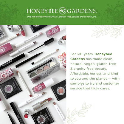 Honeybee Gardens Effortless Eye Liner Pencil, Jet Set Black, Smooth Long-Wearing, Rich Pigment, Vegan & Gluten-Free Honeybee GardensBuy Supplements Australia