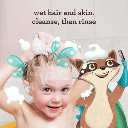 Aveeno Kids Shampoo & Conditioner, Formulated With Oat Extract to Gently Cleanse, Condition & Detangle Kids Hair