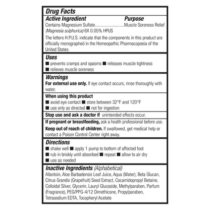 Theraworx Fast-Acting Foam for Foot Cramp Relief with Magnesium Sulfate - 3.4 Fl Oz - 1 Count TheraworxBuy Supplements Australia