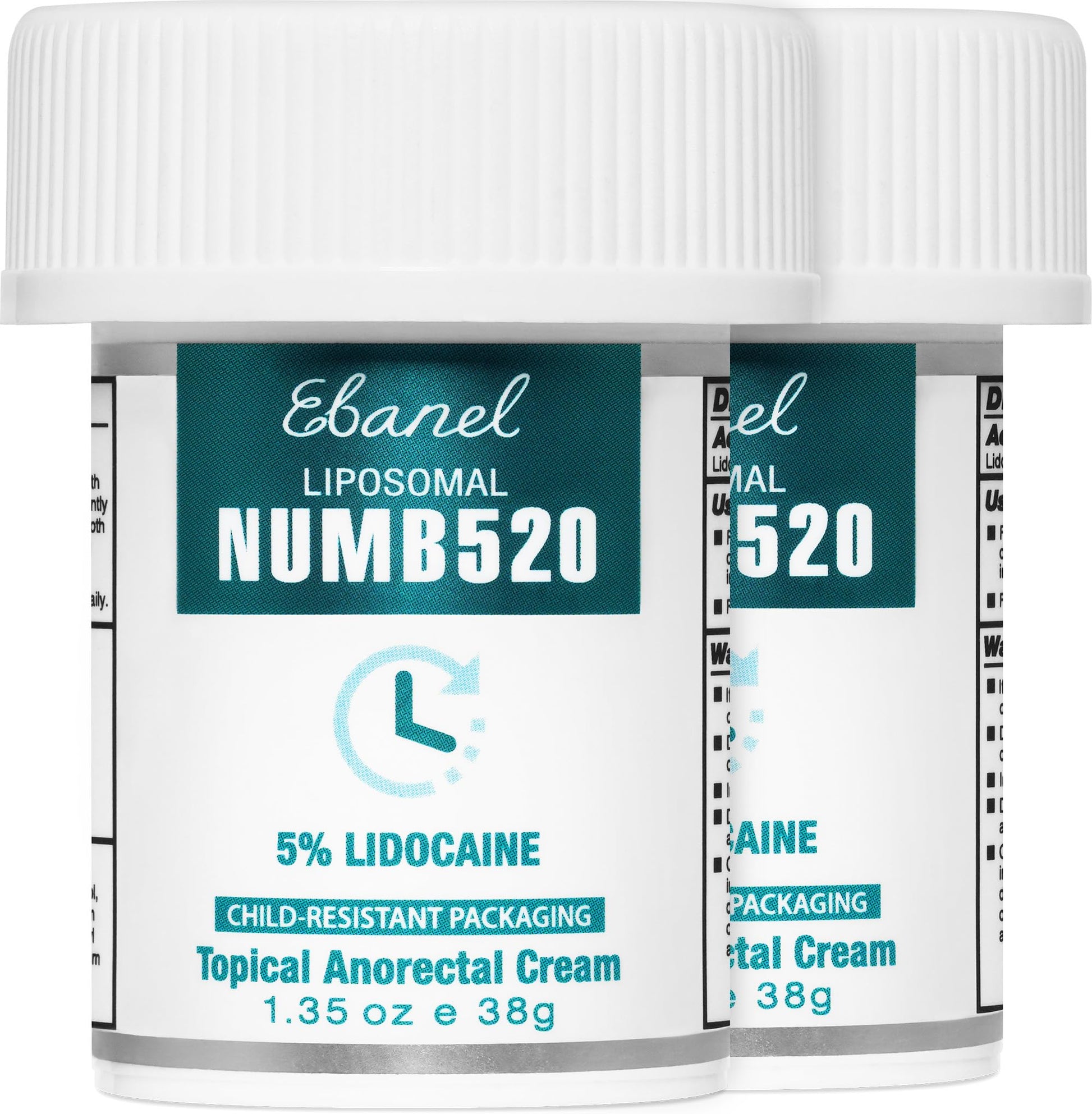 Ebanel 5% Lidocaine Numbing Cream, 2-Pack Pain Relief Burn Itch Numb Cream, Maximum Strength Topical Anesthetic with Allantoin, Vitamin E for Local and Anorectal Uses, Hemorrhoid Treatment EbanelBuy Supplements Australia