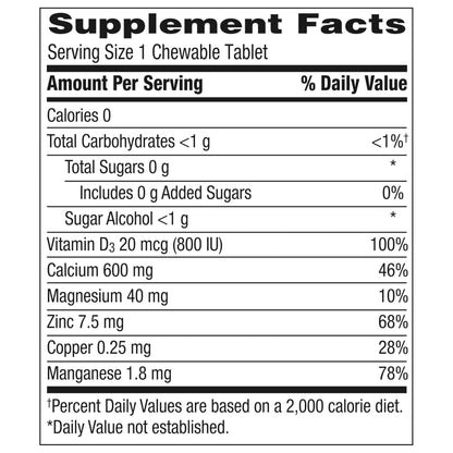 Caltrate Chewables 600 +D3 Plus Minerals Calcium and Vitamin D, Sugar Free, Cherry, Orange and Fruit Punch, 155 count