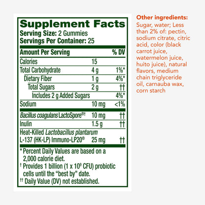 Align Probiotic, 3-in-1 Biotic Gummies, Prebiotic + Probiotic + Postbiotic, #1 Doctor Recommended Probiotic Brand‡, Helps Relieve Occasional Bloating
