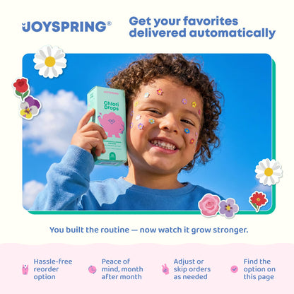 JoySpring LingoLeap – Liquid Kids Formula with Zeolite Clinoptilolite, Methylated B12 & Vitamin D3 | Gentle Daily Support for Kids’ Wellness | Ages 3+ | (1fl oz) 30 Servings JoySpringBuy Supplements Australia