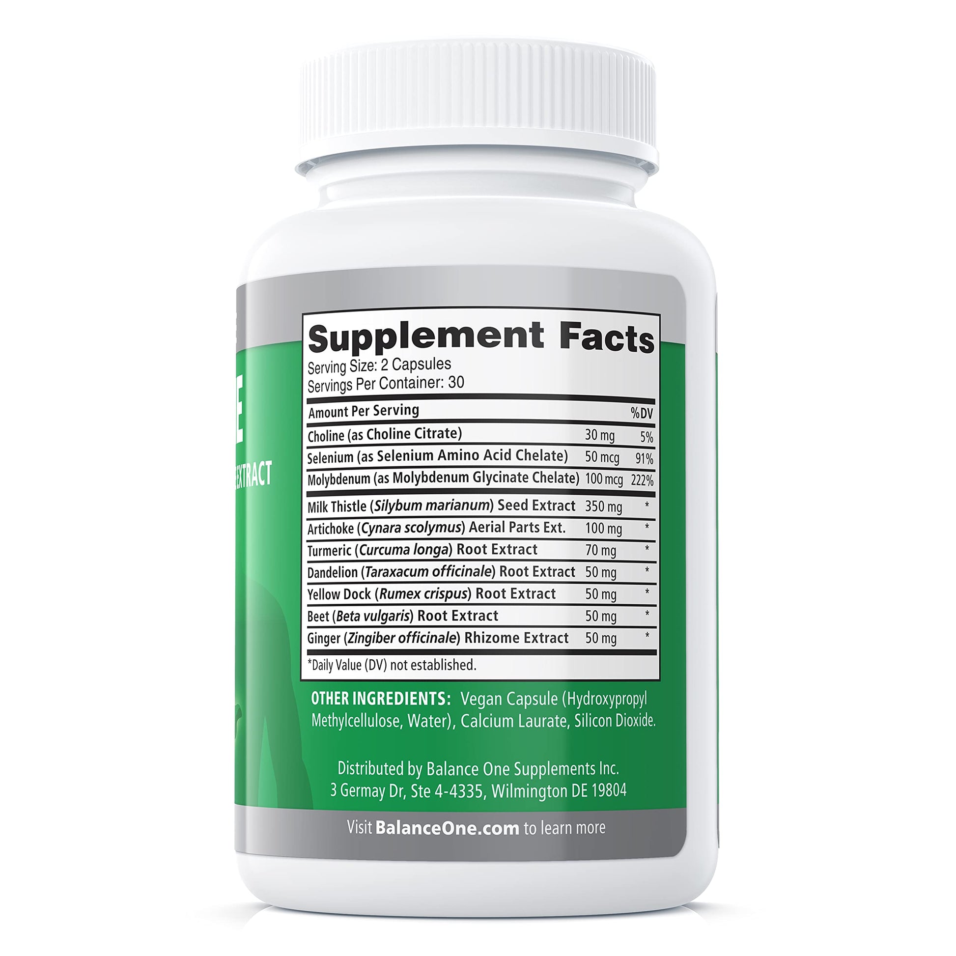 Balance ONE Liver Support Supplement with Milk Thistle, Molybdenum, Dandelion Root & Choline – Liver Health, Detox Pathway & Antioxidant Support – Vegan Capsules, 1 Month Supply – Liver One Balance ONE buy supplements Au