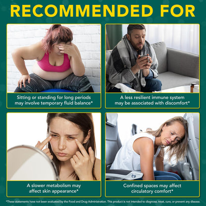 Lymphatic Drainage Supplements, Lymphatic Drainage Capsules - Wellness Complex 21 in 1 Aescia, Turmeric, Bromelain, Echinacea & More - Lymph System Support Capsules ZXXBEST buy supplements Au