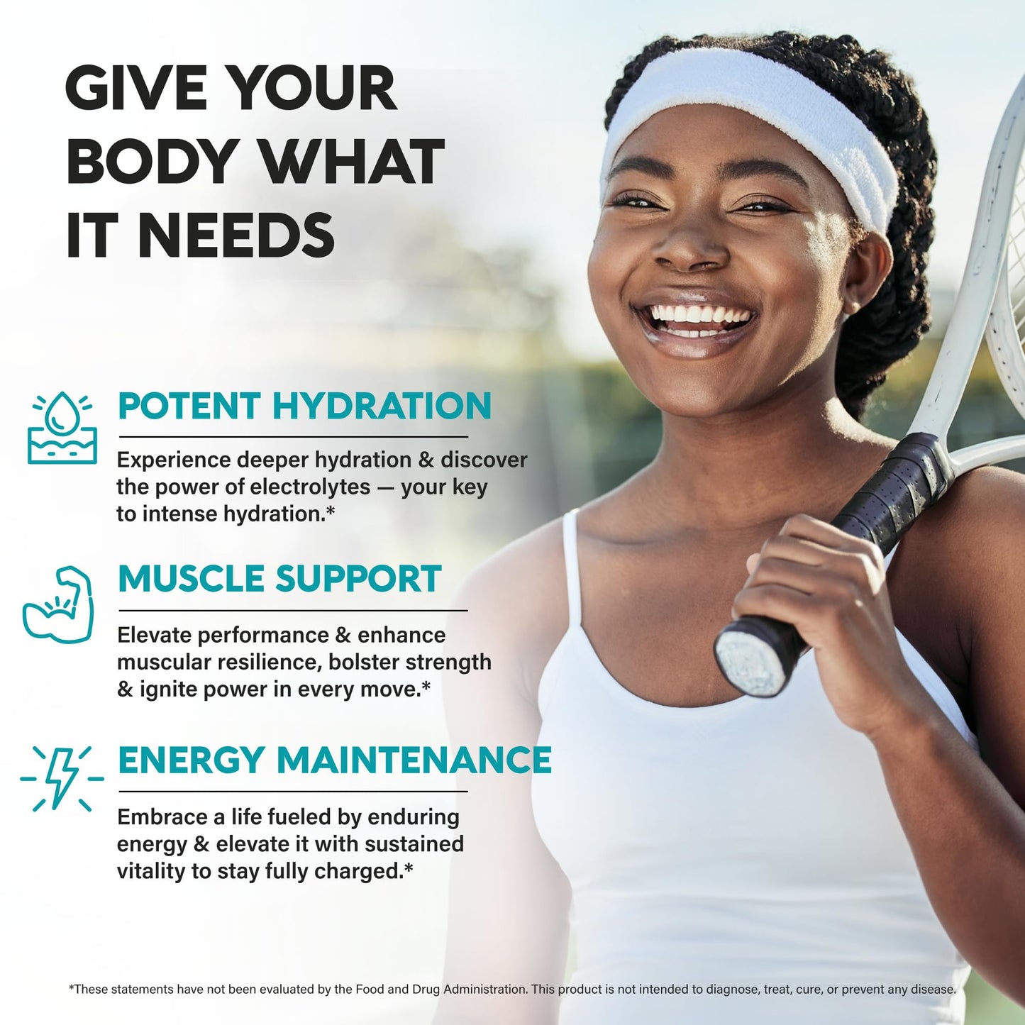 Electrolytes - Electrolyte Tablets with Magnesium, Sodium, Potassium, Chloride, Vitamins D3 & B6, Kelp Powder - Salt Pills - Made in USA