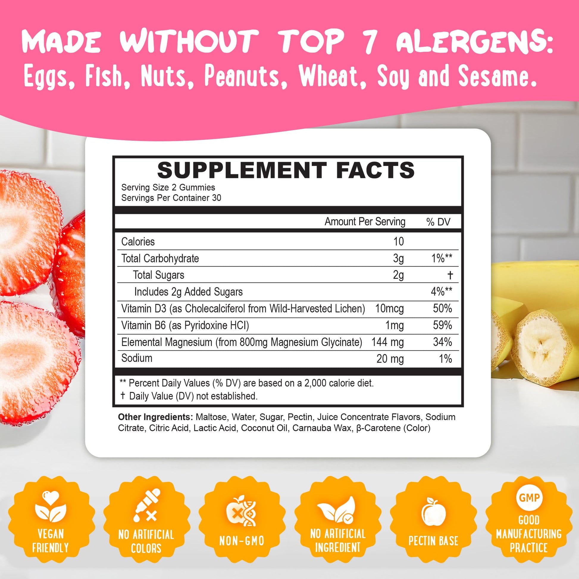 Center-Filled Magnesium Glycinate Gummies 400MG - High Absorption for Kids, Teens & Adults - Supplement for Sleep, Calm & Muscle Relaxation with B6 & D3 - Gluten Free & Vegan Friendly - 60 Count OH MY CHEWYBuy Supplements Australia