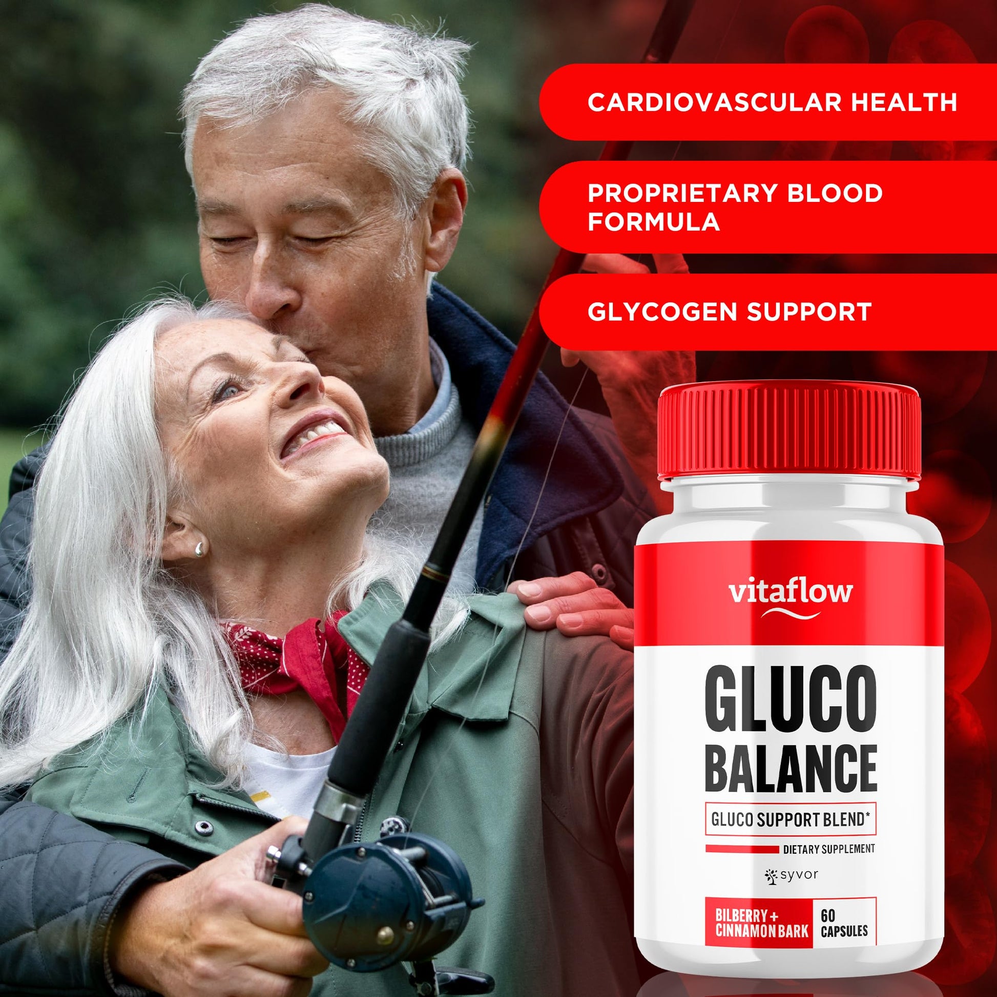 (3 Pack) Vitaflow Balance Support Supplement Capsules, Official VitaFlow Support Supplements Pills with All Natural Premium Ingredients, Vita Flow Advanced Glyco Balance for Men & Women (180 Capsules) SyvorBuy Supplements Australia