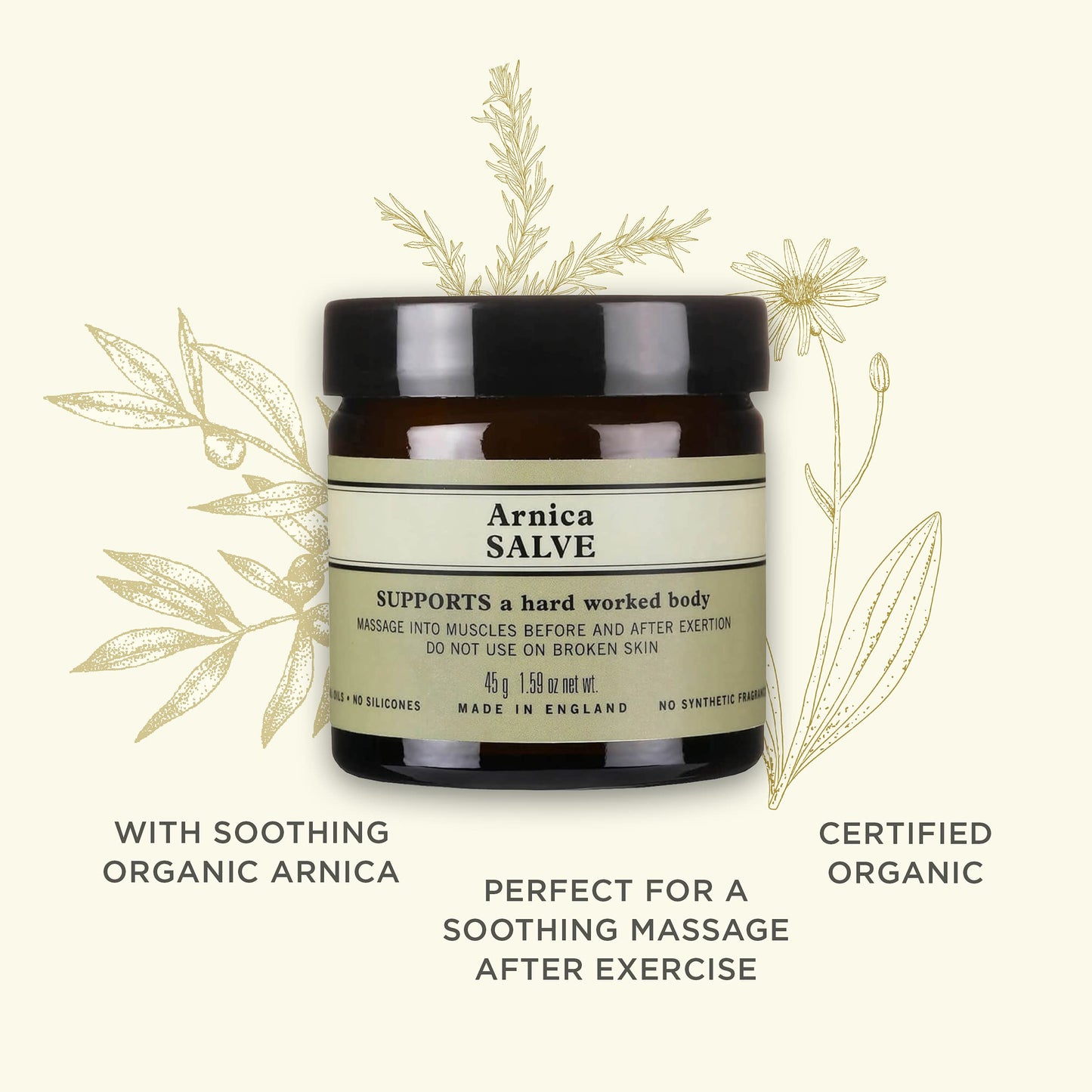 Neal's Yard Arnica Salve with Nourishing Oils & Soothing Beeswax for Sore Muscles, Aches & Stiffness, Vegetarian Approved, Cruelty Free,1.59 oz Neal's Yard RemediesBuy Supplements Australia