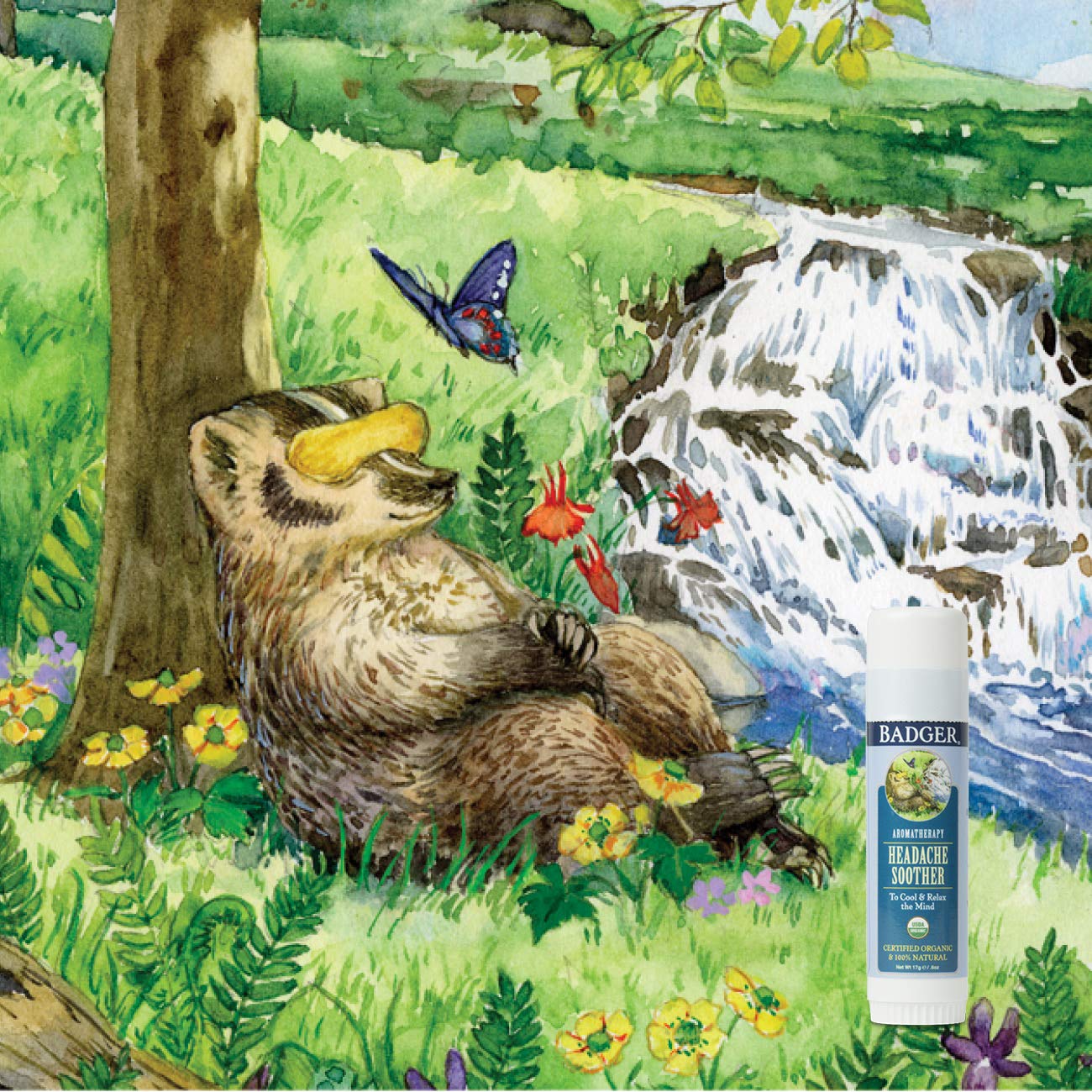 Badger Headache Soother - .6 oz Stick BadgerBuy Supplements Australia